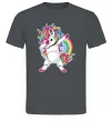 Чоловіча футболка Hyping unicorn Графіт фото