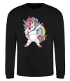 Свитшот Hyping unicorn Черный фото