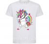 Дитяча футболка Hyping unicorn Білий фото