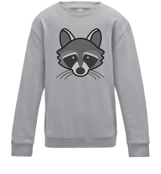 Детский Свитшот Єнот Серый меланж фото