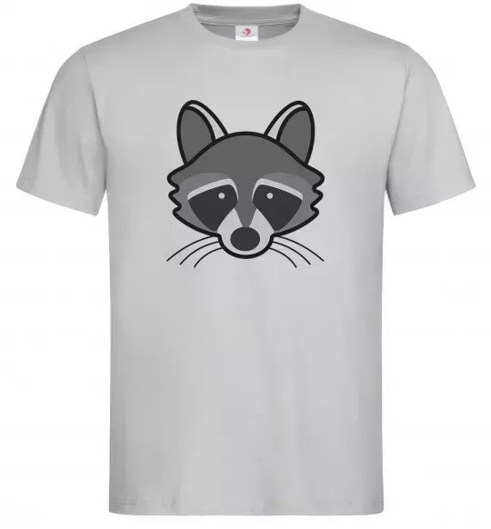 Чоловіча футболка Єнот Сірий фото