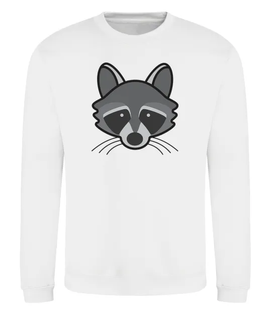 Свитшот Єнот Белый фото