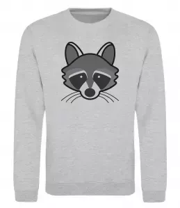 Світшот Єнот Сірий меланж фото