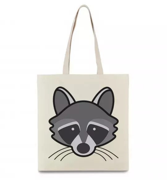 Еко-сумка Єнот Бежевий фото