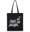 Еко-сумка Racoon Чорний фото