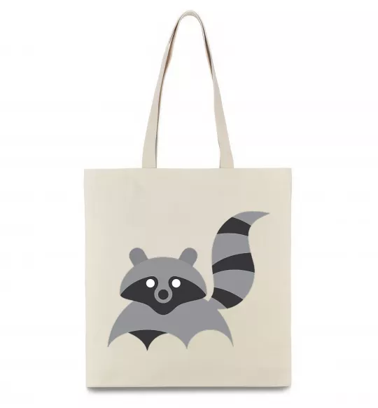 Еко-сумка Racoon Бежевий фото