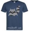 Мужская футболка Racoon Темно-синий фото
