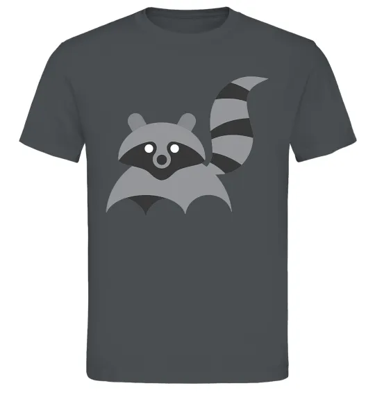 Мужская футболка Racoon Графит фото