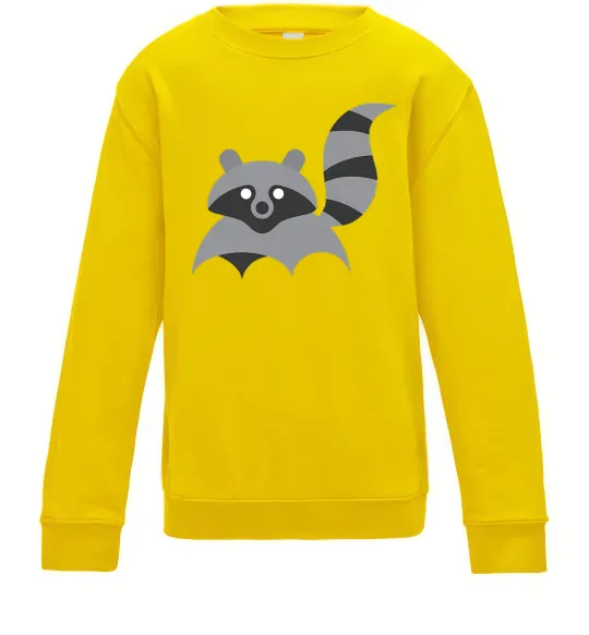 Детский Свитшот Racoon Солнечно желтый фото