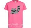 Детская футболка Racoon Ярко-розовый фото