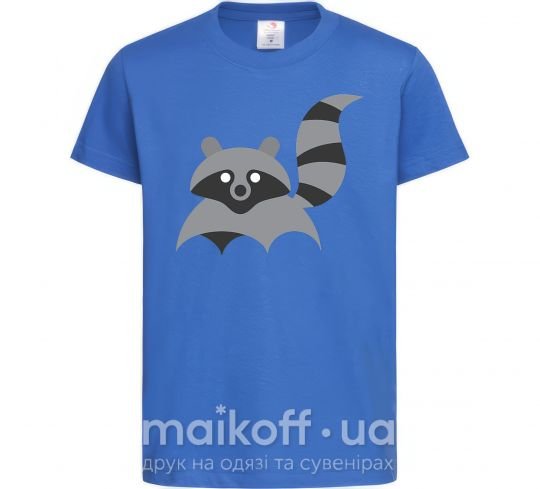 Детская футболка Racoon Ярко-синий фото