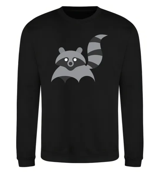 Свитшот Racoon Черный фото