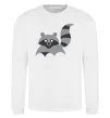 Свитшот Racoon Белый фото