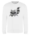 Свитшот Racoon Белый фото