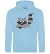 Мужская толстовка (худи) Racoon Голубой фото