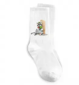 Носки Два єноти Белый фото