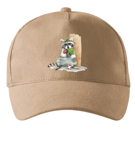 Кепка Єнот їсть Пісочний фото