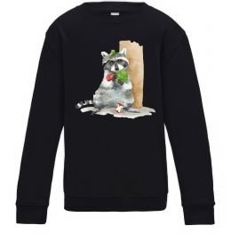 Дитячий світшот Єнот їсть