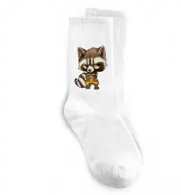 Носки Два єноти Белый фото