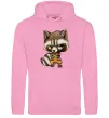 Чоловіча толстовка (худі) Angry racoon Рожевий Чоловіча толстовка (худі) Angry racoon Рожевий фото