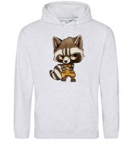 Женская толстовка (худи) Angry racoon