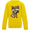 Дитячий світшот Angry racoon Сонячно жовтий фото