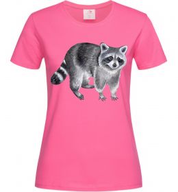 Женская футболка Малюнок єнота Женская футболка Малюнок єнота