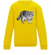 Детский Свитшот Малюнок єнота Солнечно желтый фото