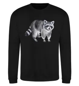 Свитшот Racoon Черный фото