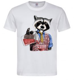 Мужская футболка Єнот бармен Мужская футболка Єнот бармен