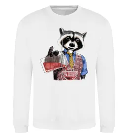 Свитшот Racoon Черный фото