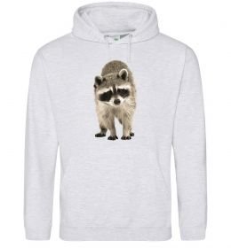 Женская толстовка (худи) Realistic racсoon