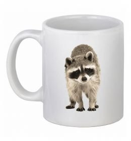 Чашка керамічна Realistic racсoon Чашка керамічна Realistic racсoon