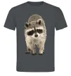 Чоловіча футболка Realistic racсoon Графіт Чоловіча футболка Realistic racсoon Графіт фото
