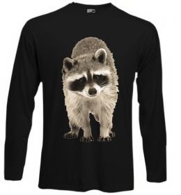 Лонгслів Realistic racсoon Лонгслів Realistic racсoon