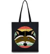 Еко-сумка Round racoon Чорний Еко-сумка Round racoon Чорний фото