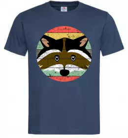 Мужская футболка Малюнок єнота Красный фото