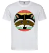 Чоловіча футболка Round racoon Білий Чоловіча футболка Round racoon Білий фото