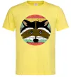 Чоловіча футболка Round racoon Лимонний Чоловіча футболка Round racoon Лимонний фото