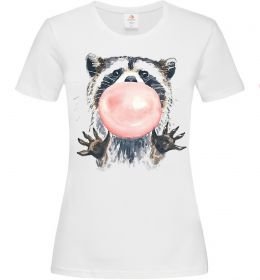 Жіноча футболка Bubblegum racoon