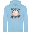 Мужская толстовка (худи) Bubblegum racoon Голубой Мужская толстовка (худи) Bubblegum racoon Голубой фото