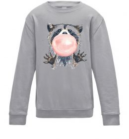 Детский Свитшот Bubblegum racoon Детский Свитшот Bubblegum racoon