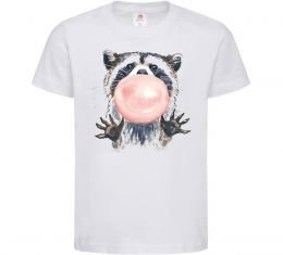 Дитяча футболка Bubblegum racoon