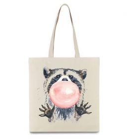 Еко-сумка Bubblegum racoon