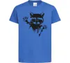 Дитяча футболка Лапки єнота Яскраво-синій Дитяча футболка Лапки єнота Яскраво-синій фото