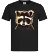 Мужская футболка Коричневий єнот Черный фото
