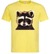 Мужская футболка Коричневий єнот Лимонный фото