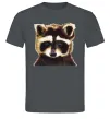 Мужская футболка Коричневий єнот Графит фото