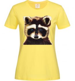 Женская футболка Коричневий єнот Женская футболка Коричневий єнот