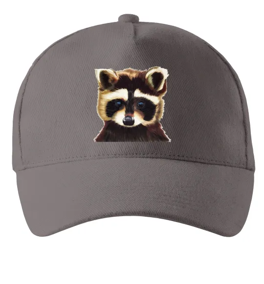 Кепка Коричневий єнот Серый фото